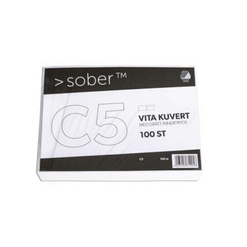 Kirjekuori addbrand c5 90g valk 100kpl