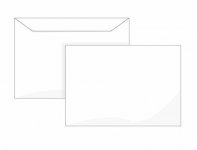 Kirjekuori C4 valkoinen tarrasuljenta 500kpl