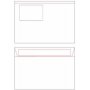 Kirjekuori C5 valkoinen ikkuna 90x60mm tarrasuljenta 1000kpl