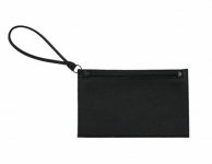 Kirjekuorilaukku nahkainen musta, Miiko