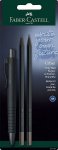Kirjoitussetti Faber-Castell Urpan BP Poly Ball BK all black