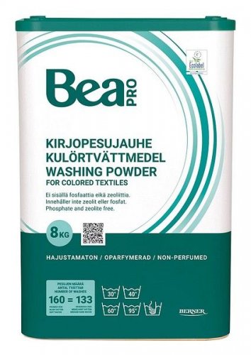 Kirjopesujauhe Bea Pro 8kg hajustamaton