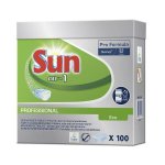 Konetiskitabletit Sun Professional All in 1 Eco 100 kpl