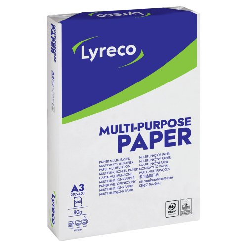 Kopiopaperi A3 80g Lyreco multi
