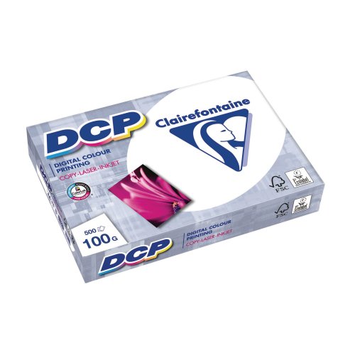 Kopiopaperi A4 100g valkoinen Clairefontaine dcp kpl=500 arkkia
