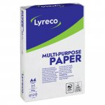 Kopiopaperi A4 80g Lyreco Standard ympäristöystävällinen tulostuspaperi