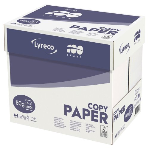 Kopiopaperi A4 80g Rs500 lyreco 80gr
