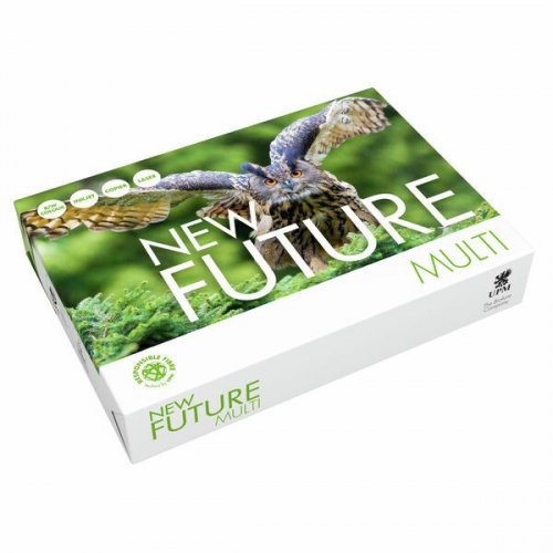 111016 Kopiopaperi Multi New Future A4 80g on valkoinen ja laadukas yleispaperi kopiokoneisiin, lasertulostimiin, mustesuihkutulostimiin ja faxeihin sopiva PEFC-sertifioitu tulostuspaperi.