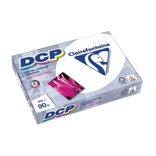 Kopiopaperi A4 90g valkoinen Clairefontaine dcp 1 kpl=500 arkkia