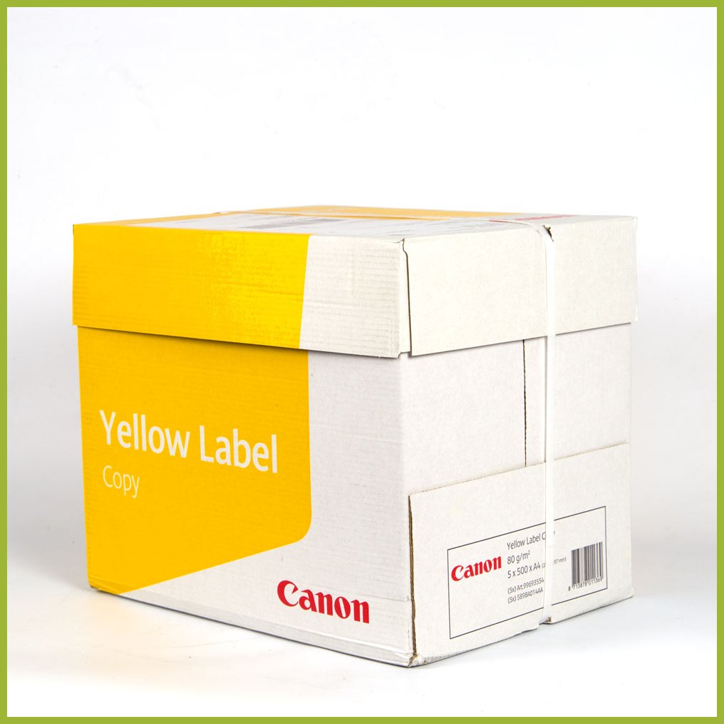 Buy Canon Yellow Label 80 g/m² A4 paper – 500 sheets — Canon OY Store