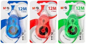Korjausrolleri MG EVO 12 5mm/12m värilajitelma