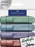 Korostuskynä Faber-Castell Metallic 4 värisrj.