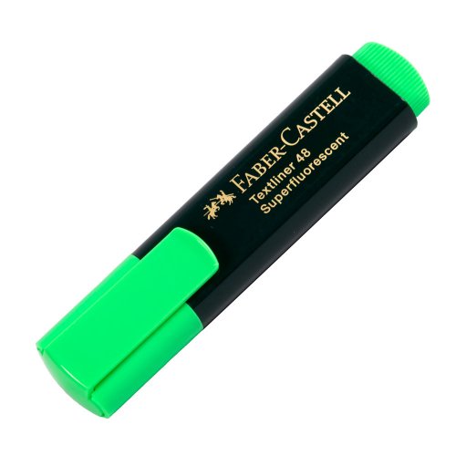 Korostuskynä Faber-Castell Textliner 48 vihreä yliviivaustussi korkki kiinni edullinen hinta