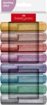Korostuskynä Faber-Castell TL 46 metalli 8 väriä/sarja