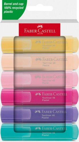 Korostuskynä Faber-Castell TL 46 pastelli 6 väriä/sarja