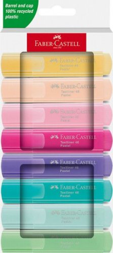 Korostuskynä Faber-Castell TL 46 pastelli 8 väriä/sarja