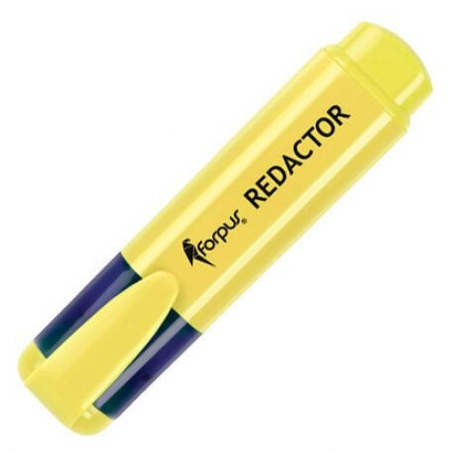Korostuskynä Forpus REDACTOR keltainen FO52001