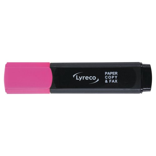 Korostuskynä Lyreco viisto 1-4mm pinkki