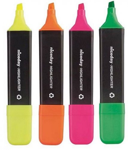 Korostuskynä Niceday 4 värisrj 5mm viistokärki