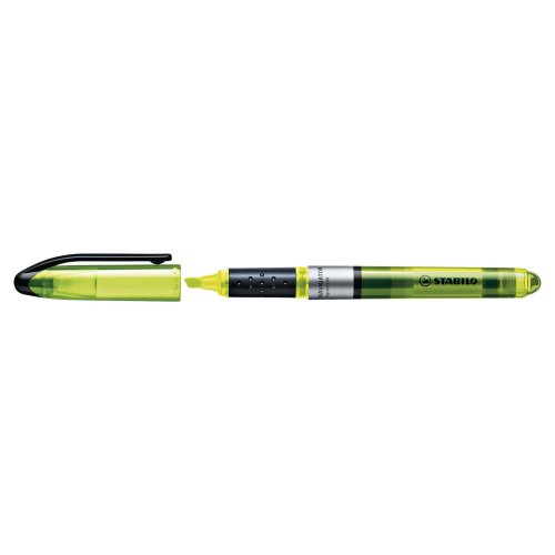 Korostuskynä Stabilo navigator viisto 1-4 mm keltainen