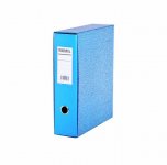 Mercantil etiketillä A4 8cm sininen mappi+kotelo