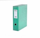 Mercantil etiketillä A4 8cm vihreä mappi+kotelo