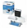 Aloituspaketti Dahle sisältö suikaleleikkaava Dahle 22016 paperisilppuri, dahle laminointikone ja dahle rullaleikkuri sekä dahle laminointitaskut ja aloituspakkaus