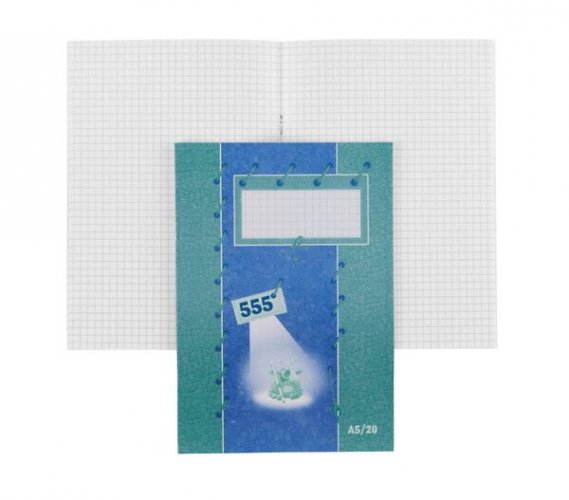 Kouluvihko A5 20 lehteä 5x5mm ruudut
