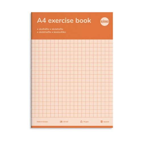 Kouluvihko A4 20 lehteä 10x10mm ruudutus