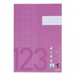 Kouluvihko 04301 a5/20 7x7mm pinkki