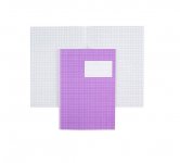 Kouluvihko A5 Valloittava Violetti 20 lehteä 7x7mm ruudutus