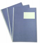 Kouluvihko A5 20 lehteä sininen 7x7mm ruudutus