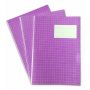 Kouluvihko A5 20 lehteä violetti 7x7mm ruudutus