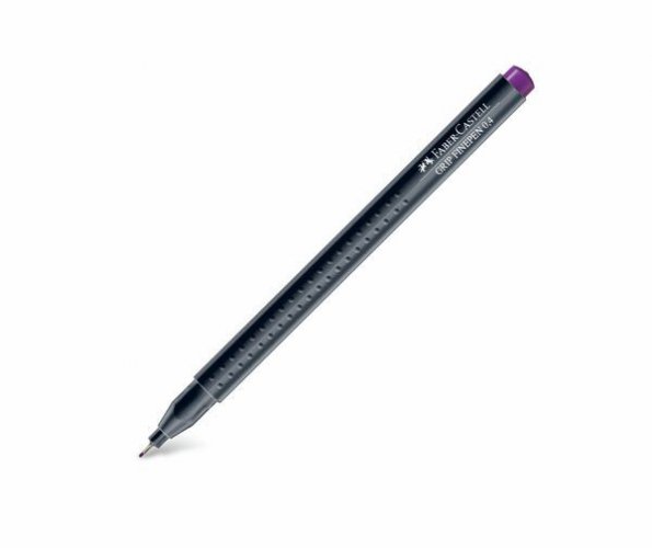 Kuitukärkikynä Faber-Castell Grip Finepen 0,4 mm violetti