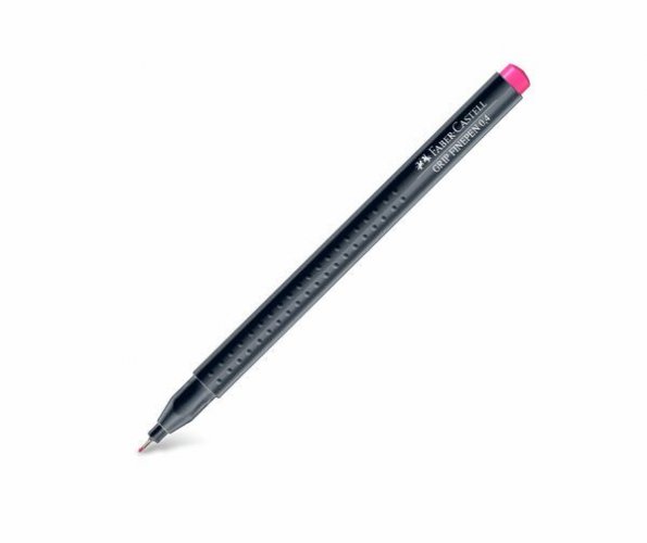 Kuitukärkikynä Faber-Castell Grip Finepen 0,4mm roosa