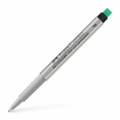 Kuitukärkikynä multimark Faber-Castell Fine musta vesiliukoinen