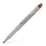 Kuitukärkikynä multimark Faber-Castell Medium punainen vesiliukoinen
