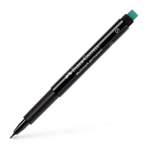 Kuitukärkikynä multimark Faber-Castell Superfine musta spriil. 0,4 mm