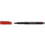 Kuitukärkikynä multimark Faber-Castell Superfine punainen spriiliuk.
