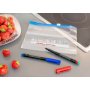 Kuitukärkikynä multimark Faber-Castell Superfine punainen spriiliuk.