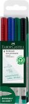 Kuitukärkikynä multimark FC Fine 4-värisrj vesiliukoinen (151404)