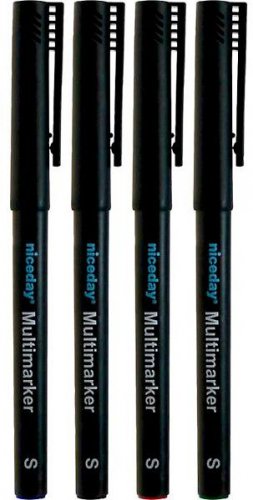 Kuitukärkikynä multimark Niceday 4-srj 0,4mm superfine spriiliukoinen