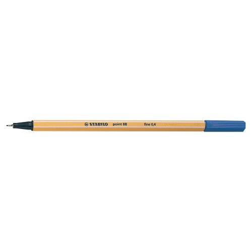 Kuitukärkikynä Stabilo point 88 0,4mm sininen