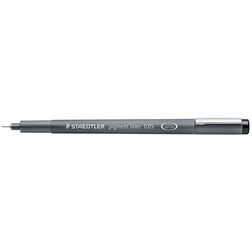Kuitukärkikynä Staedtler pigment liner 308 0,05mm musta