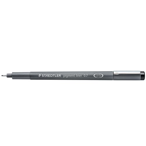 Kuitukärkikynä Staedtler pigment liner 308 0,7mm musta