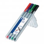 Kuitukärkikynä staedtler 334 0,3 laj 4kpl