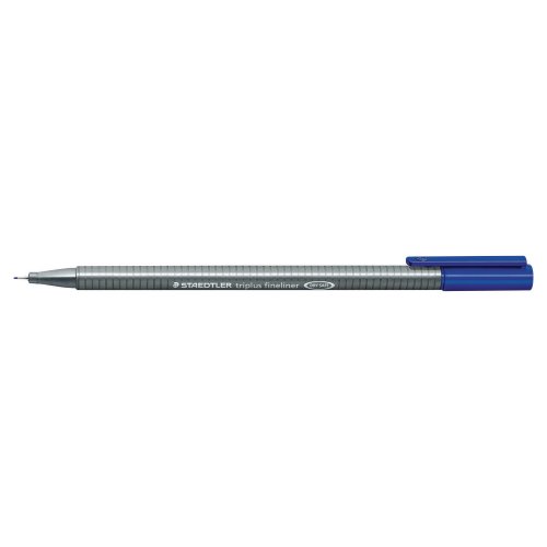 Kuitukärkikynä Staedtler triplus 334-3 0,3mm sininen