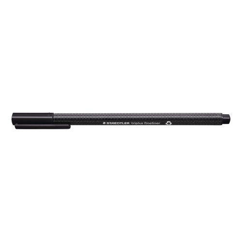 Kuitukärkikynä Staedtler triplus 334-9 0,3mm musta