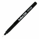 Kuitukynä Artline EK-220 0,2mm musta