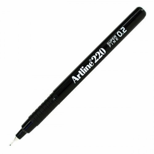 Kuitukynä Riippupakattu Artline EK-220/1B musta 0,2 mm